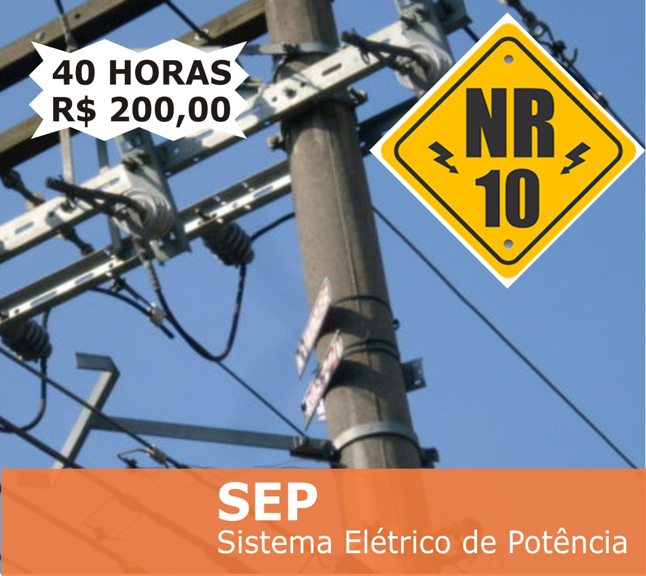 NR-10 - SEP - Sistema Elétrico de Potência - 40 horas