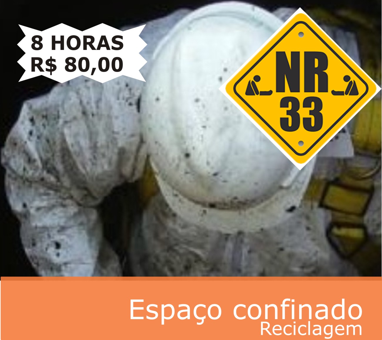 NR-33 - Espaço Confinado - Vigia e Trabalhador Autorizado - 16 horas